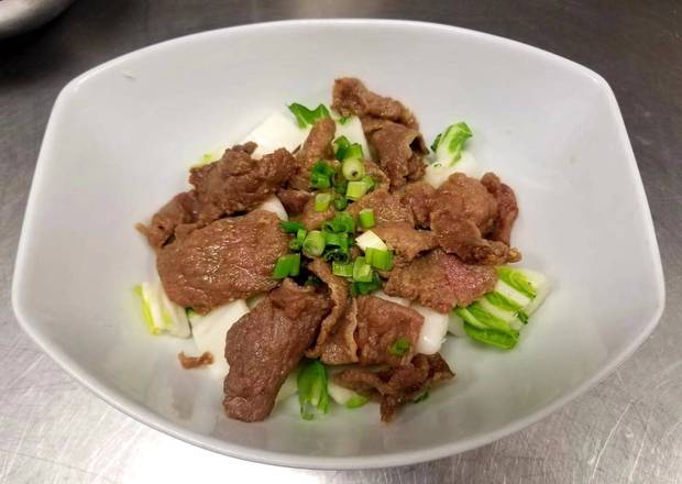 Beef and Chinese Greens Soup – 牛肉菜湯